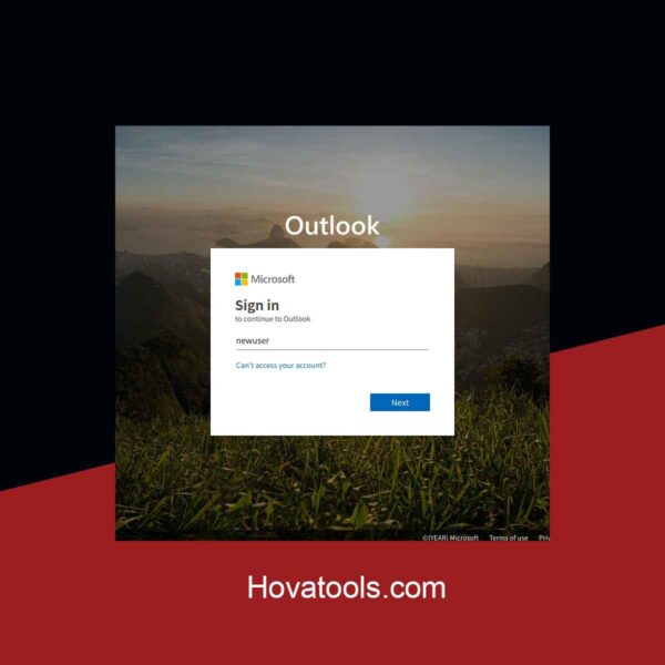 Outlook Style1 Scam Page