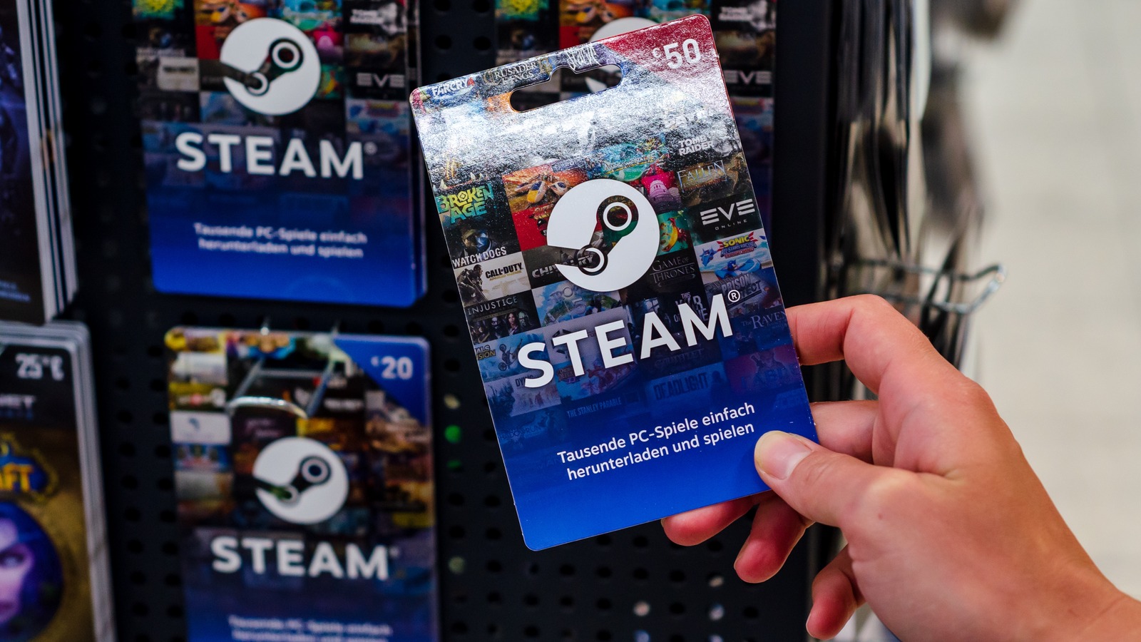HOW TO CARD STEAM